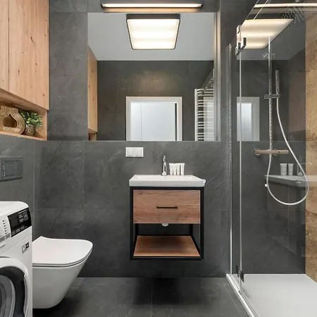 아파트 Stylish One Bedroom In With Free Parking And Balcony By Renters 브로츠와프